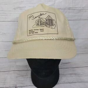 Vintage Designer Award Rope Hat Tim Semler Custom Qualit Homes Arlington Texas